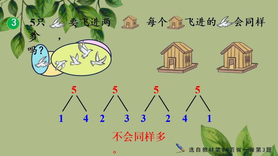 一年级上册数学资料《分与合》PPT课件（2024年秋人教版）共21页