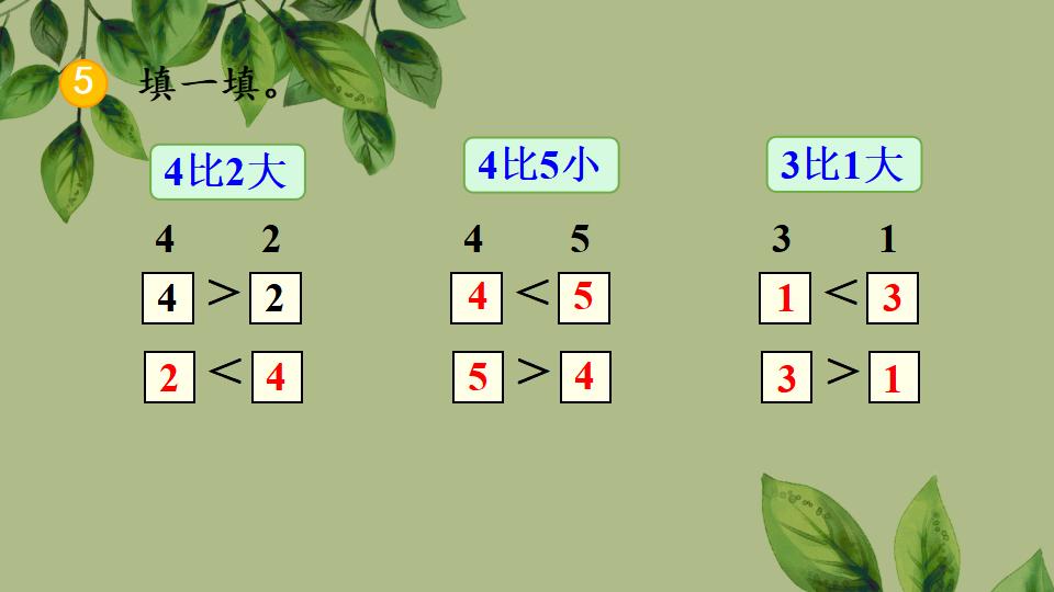 一年级五以内数的认识《练一练》PPT课件（2024年秋人教版）共22页