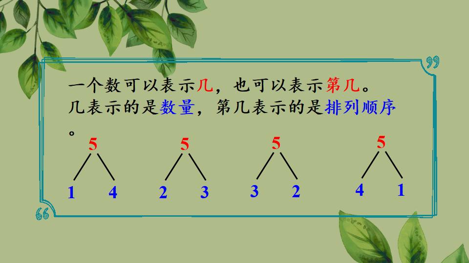 一年级五以内数的认识《练一练》PPT课件（2024年秋人教版）共22页