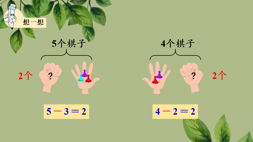 一年级上册数学资料《5以内数的减法》PPT课件（2024年秋人教版）共23页