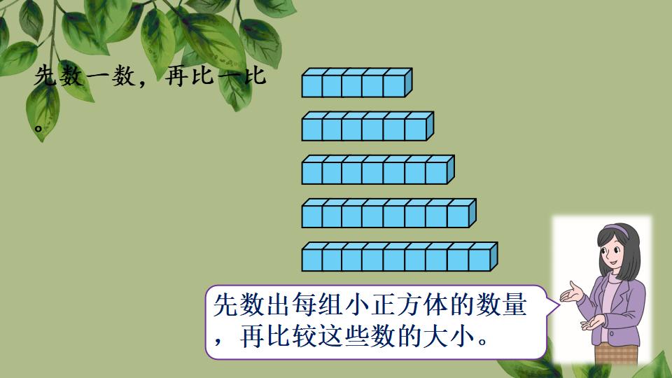 一年级上册数学资料《比大小、第几》PPT课件（2024年秋人教版）共35页