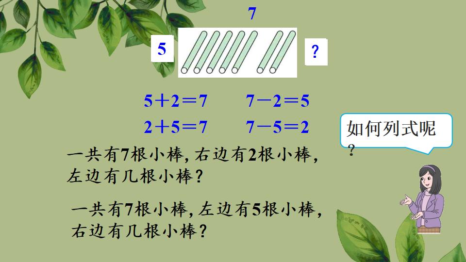 一年级上册数学资料《6和7的加、减法》PPT课件（2024年秋人教版）共43页