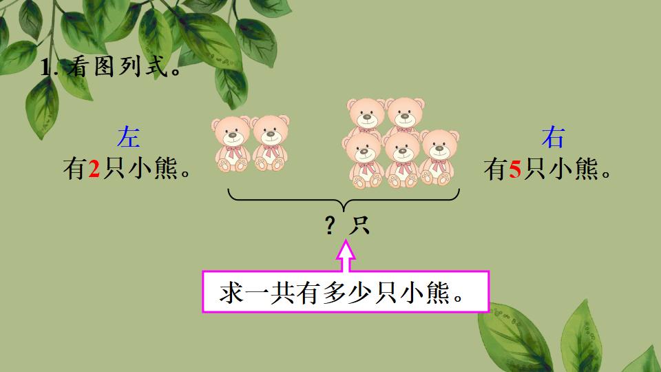 一年级上册数学资料《用加法解决问题》PPT课件（2024年秋人教版）共31页