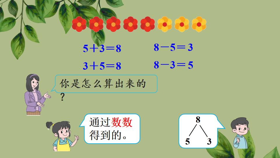 一年级上册数学资料《8和9的加、减法》PPT课件（2024年秋人教版）共27页