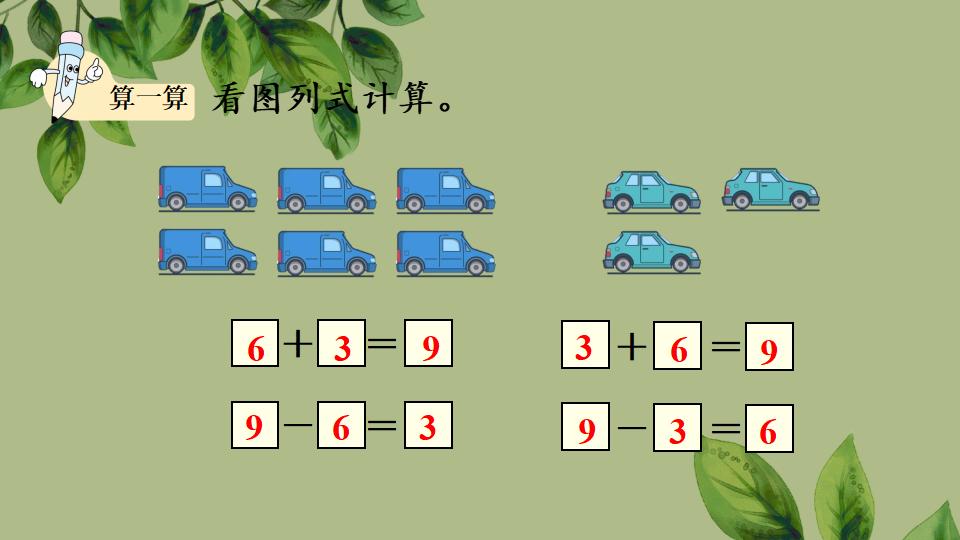 一年级上册数学资料《8和9的加、减法》PPT课件（2024年秋人教版）共27页