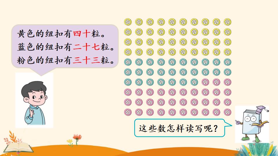 一年级下册数学资料《100以内数的读、写》PPT课件（2024年）共20页