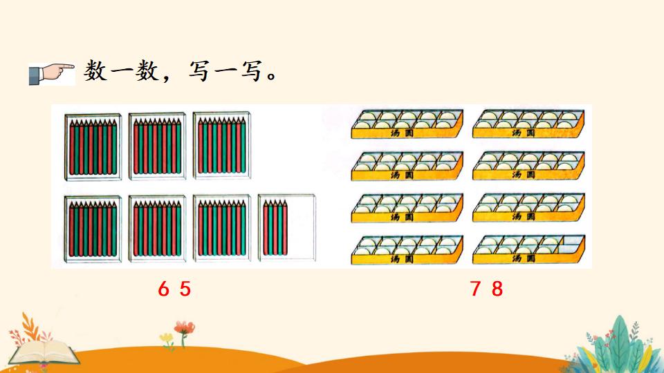 一年级下册数学资料《100以内数的读、写》PPT课件（2024年）共20页