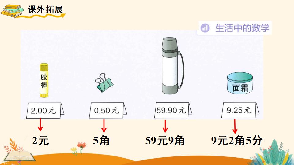 一年级下册数学资料《 认识人民币（2）》PPT课件（2024年人教版）共20页