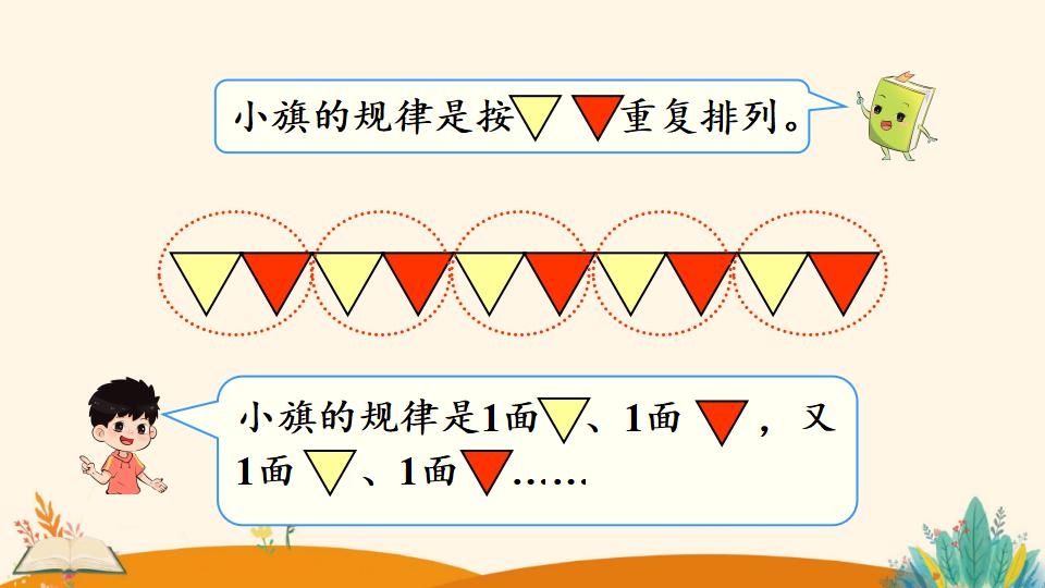 一年级下册数学资料《找规律（1）》PPT课件（2024年人教版）共17页