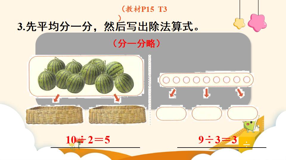 二年级下册数学资料《除法（1））》PPT课件（2024年）共15页