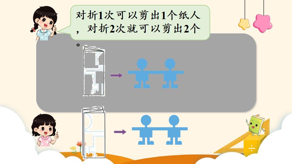 二年级下册数学资料《剪一剪》PPT课件（2024年）共14页