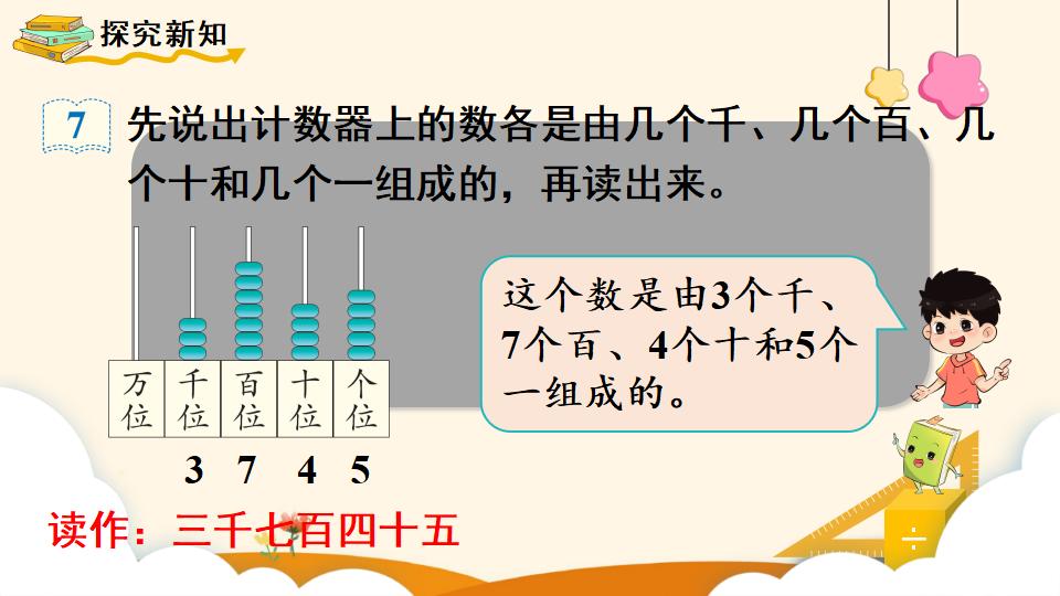 二年级下册数学资料《10000以内数的读法和写法》PPT课件（2024年）共20页