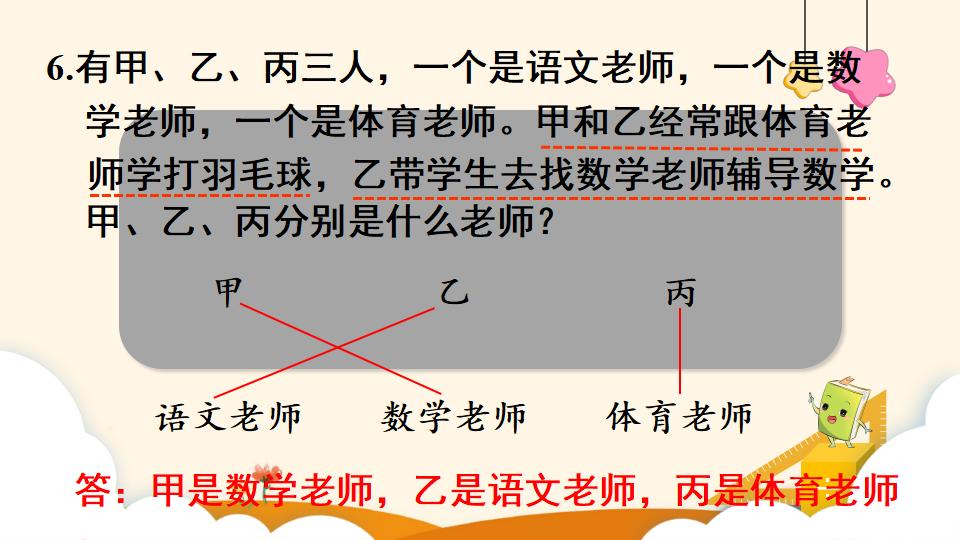 二年级下册数学资料《推理（1）》PPT课件（2024年）共13页