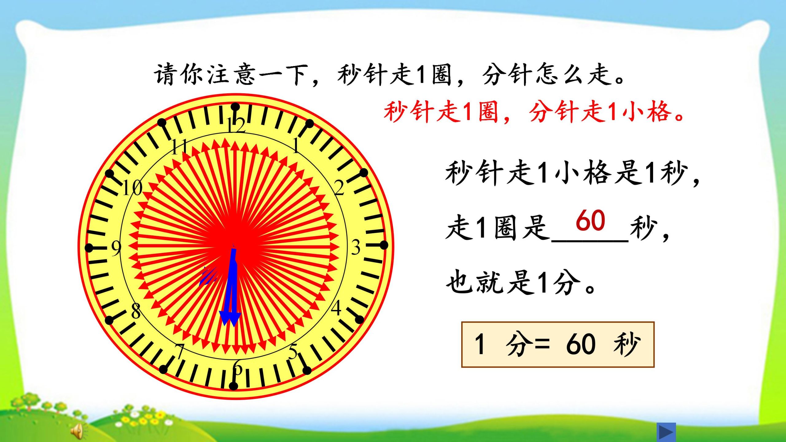 三年级上册数学资料《秒的认识》PPT课件（2024年）共21页