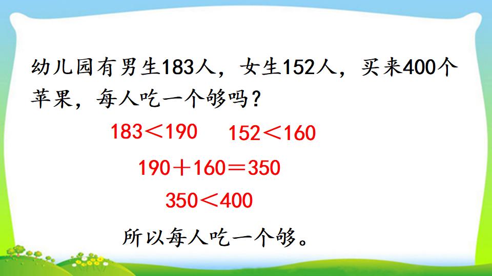 三年级上册数学资料《用估算解决问题》PPT课件（2024年）共15页