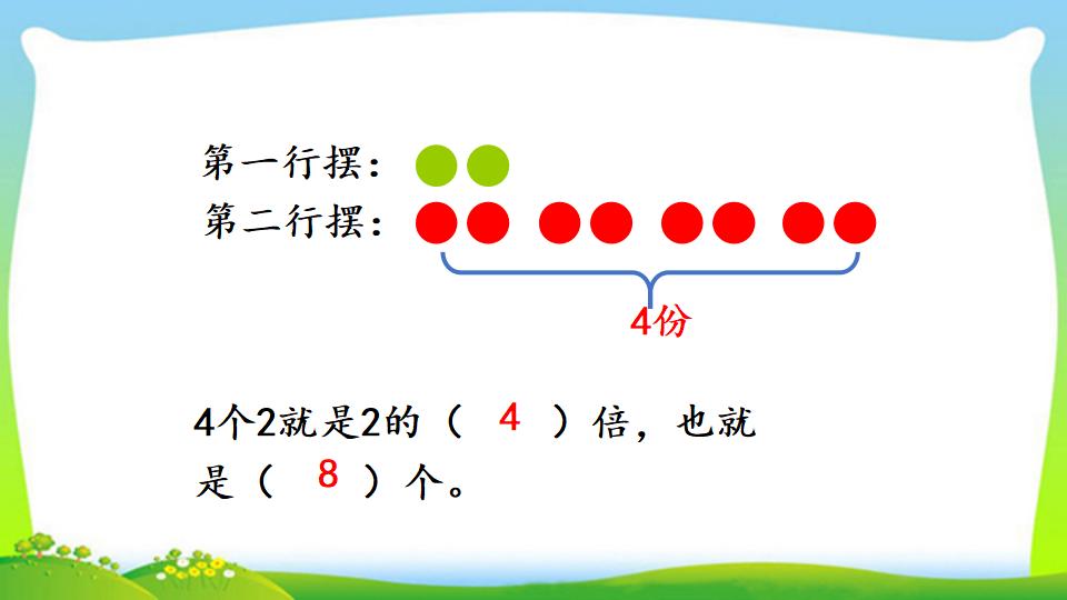 三年级上册数学资料《倍的认识》PPT课件（2024年）共12页