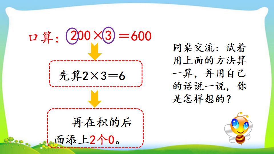 三年级上册数学资料《两位数乘一位数的口算》PPT课件（2024年）共18页