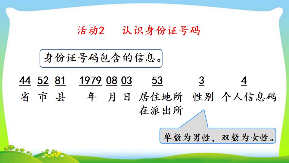 三年级上册数学资料《数字编码》PPT课件（2024年）共11页