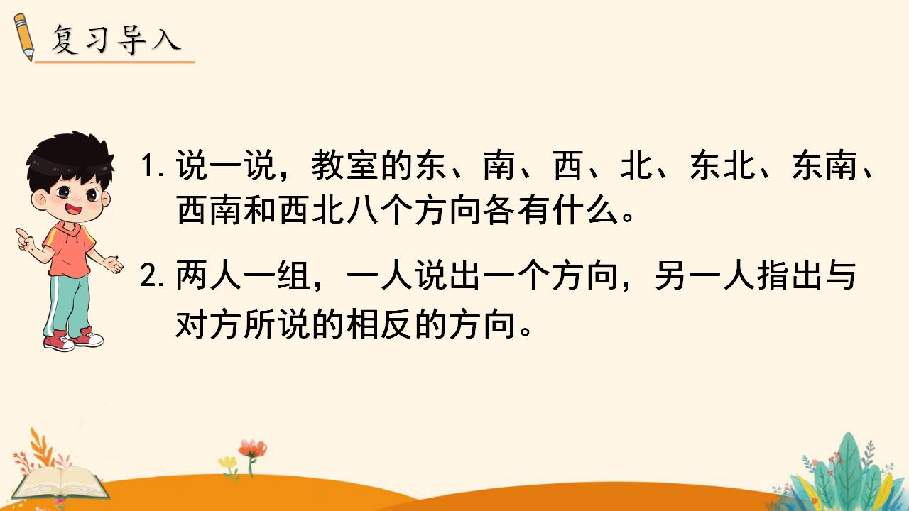 三年级下册数学资料《简单的路线图》PPT课件（2024年）共16页