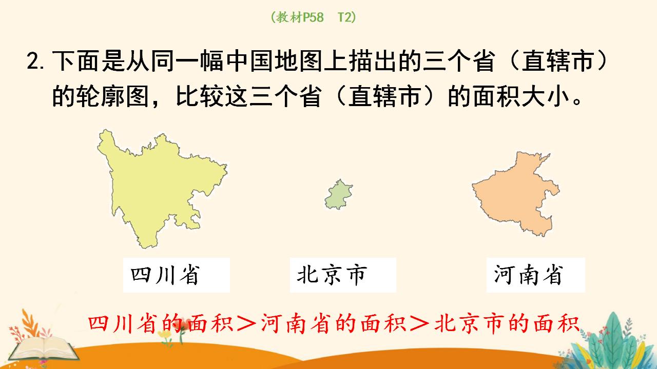 三年级下册数学资料《认识面积》PPT课件（2024年人教版）共19页