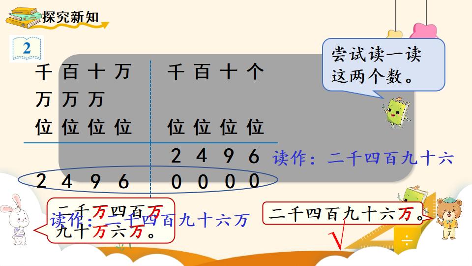 四年级上册数学资料《亿以内数的读法》PPT课件（2024年）共16页