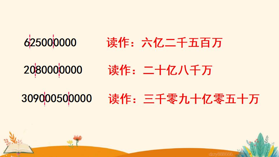 四年级上册数学资料《亿以上数的读法》PPT课件（2024年）共15页