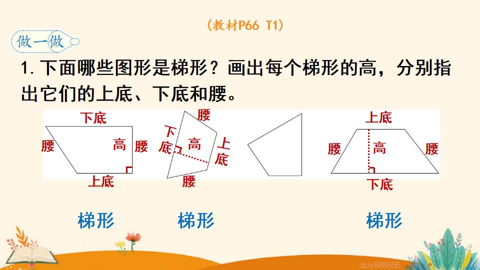 四年级上册数学资料《梯形的认识 》PPT课件（2024年）共17页