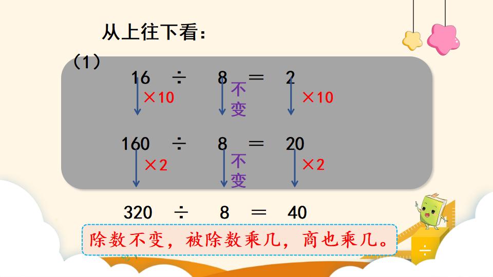 四年级上册数学资料《商的变化规律 》PPT课件（2024年）共18页