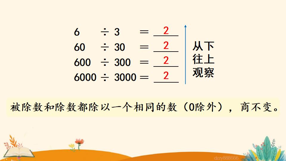 四年级上册数学资料《商的变化规律 》PPT课件（2024年）共18页