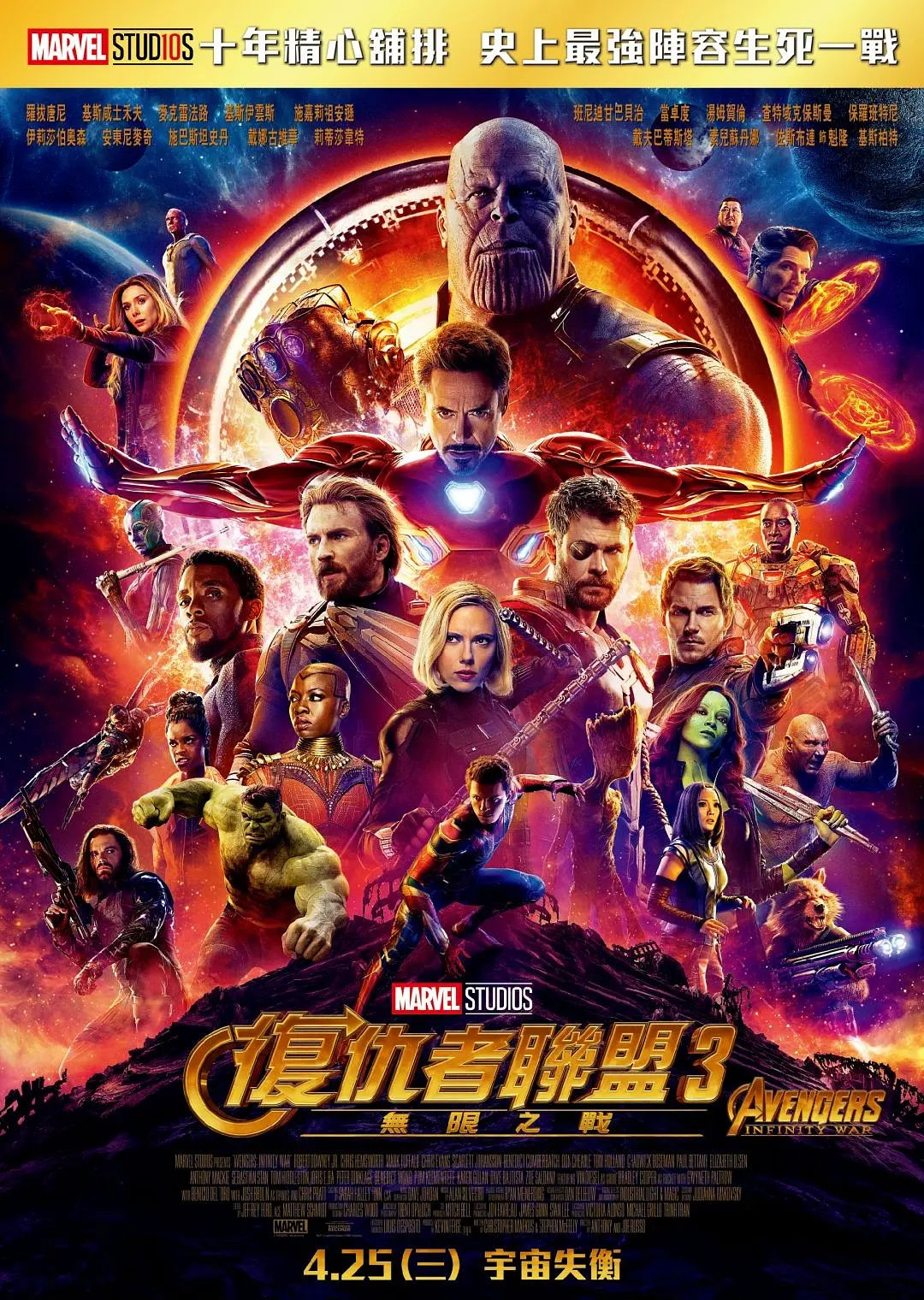 复仇者联盟3：无限战争 Avengers: Infinity War (2018) 电影百度网盘资源高清下载