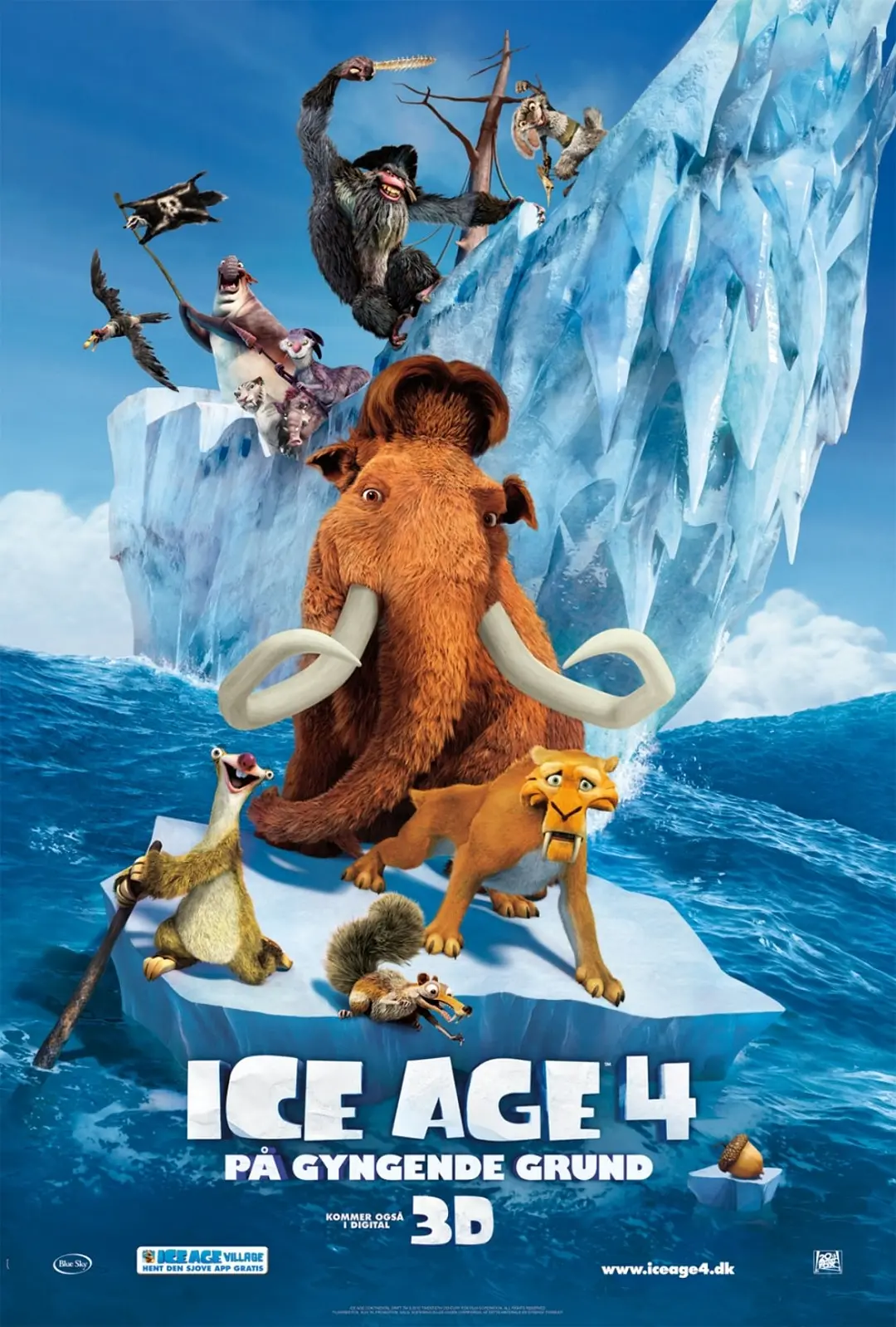 冰川时代4 Ice Age: Continental Drift (2012) 电影百度网盘资源高清下